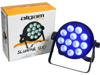 Algam Lighting  SLIMPAR-1210-HEX Foco Projector LED 12x10W 6-em-1 RGBWAU Slim